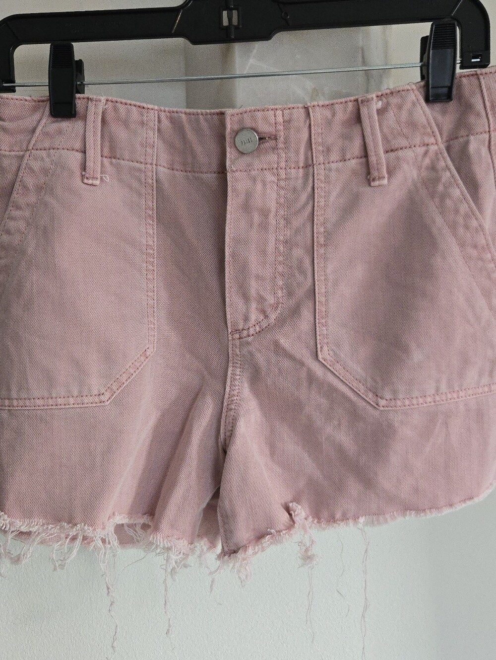 Paige Maysie Utility Shorts 26 Vintage Blush Pink